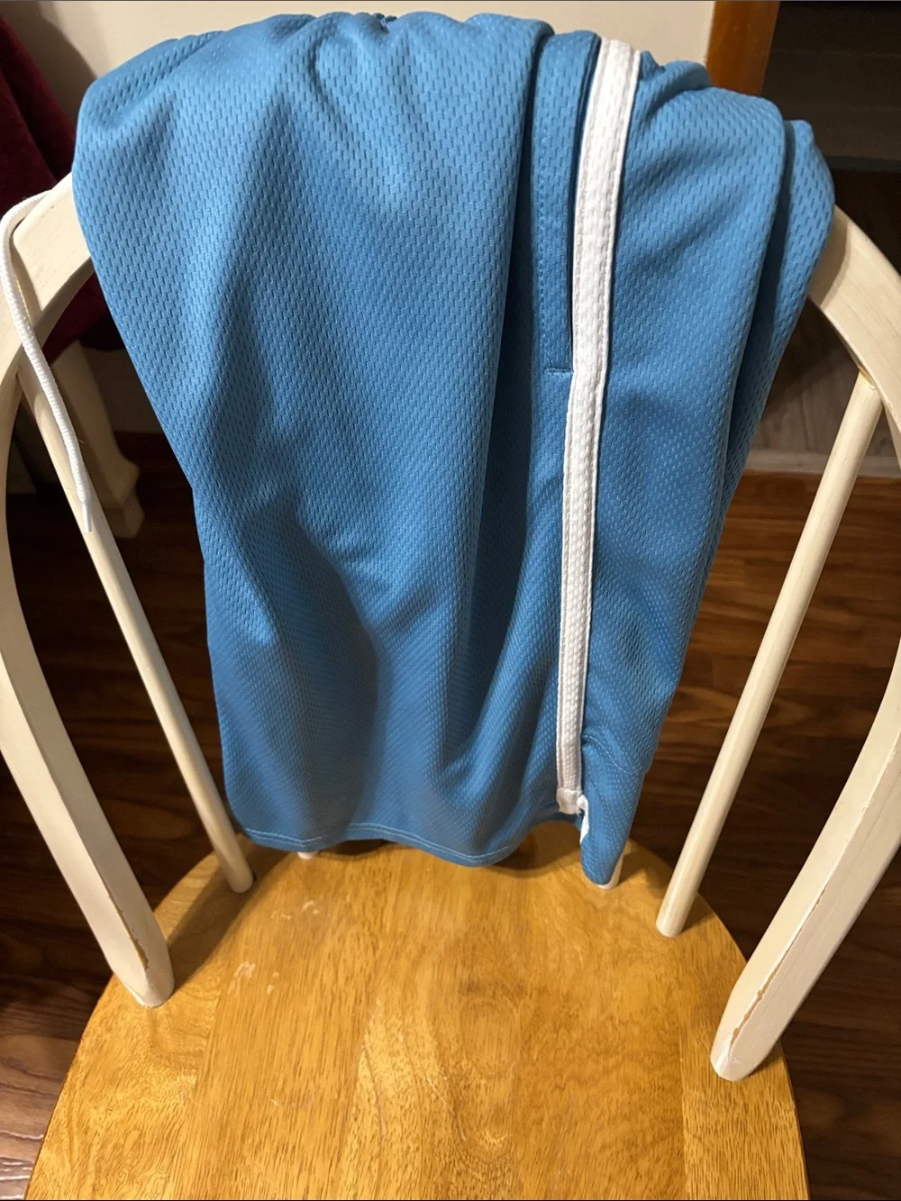 Trek Gear Men’s Blue Athletic Shorts with White Trim